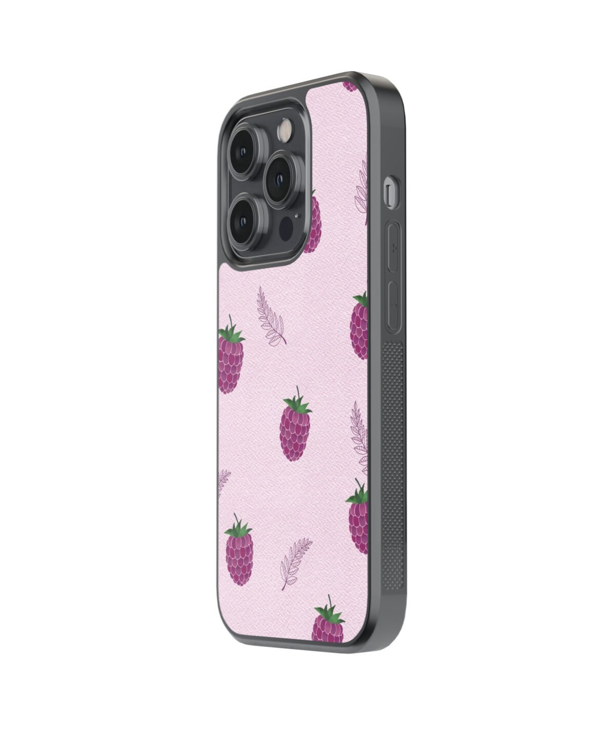 Purple Pintresty Premium Glass Phone Case - Image 3