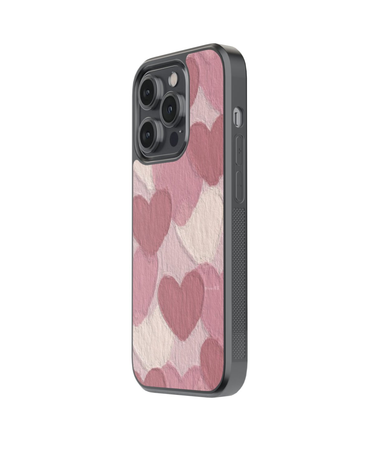 Heart Abstract Premium Glass Phone Case - Image 3