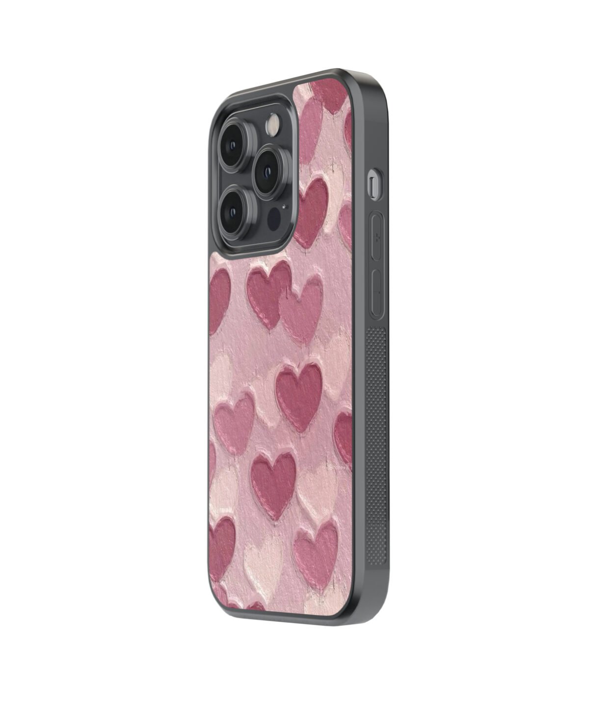 Heart Pintresty Premium Glass Phone Case - Image 4