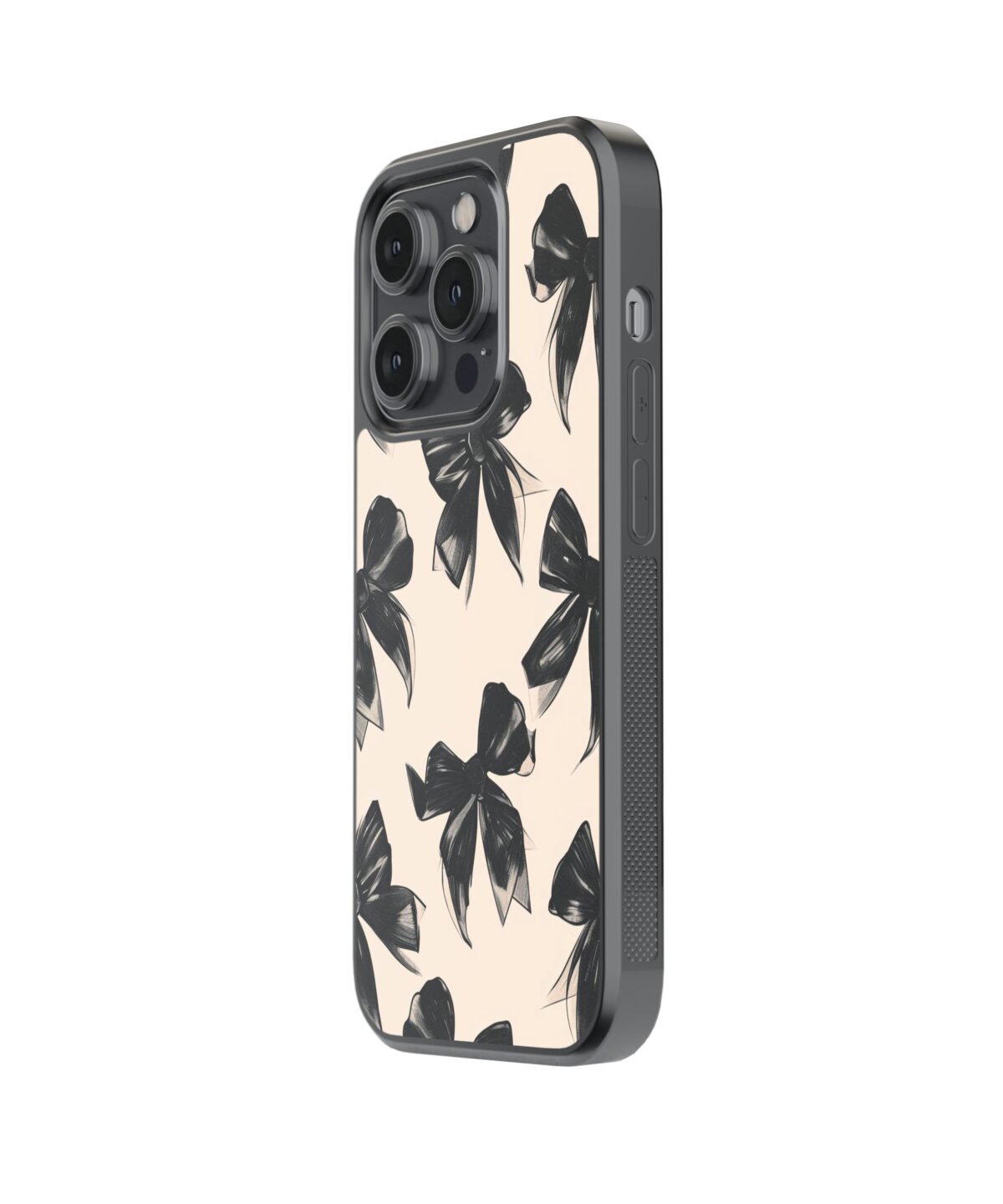 Black Boww Pintresty Premium Glass Phone Case - Image 4