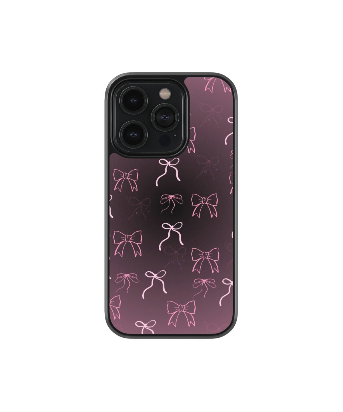 Pintresty Bow 5 Premium Glass Phone Case - Image 1