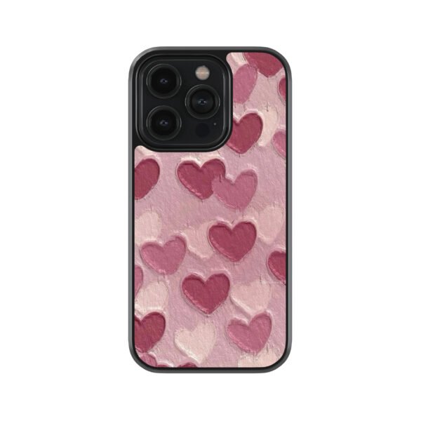 Heart Pintresty Premium Glass Phone Case
