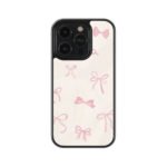 Ribbon And Bow Premium Glass Phone Case