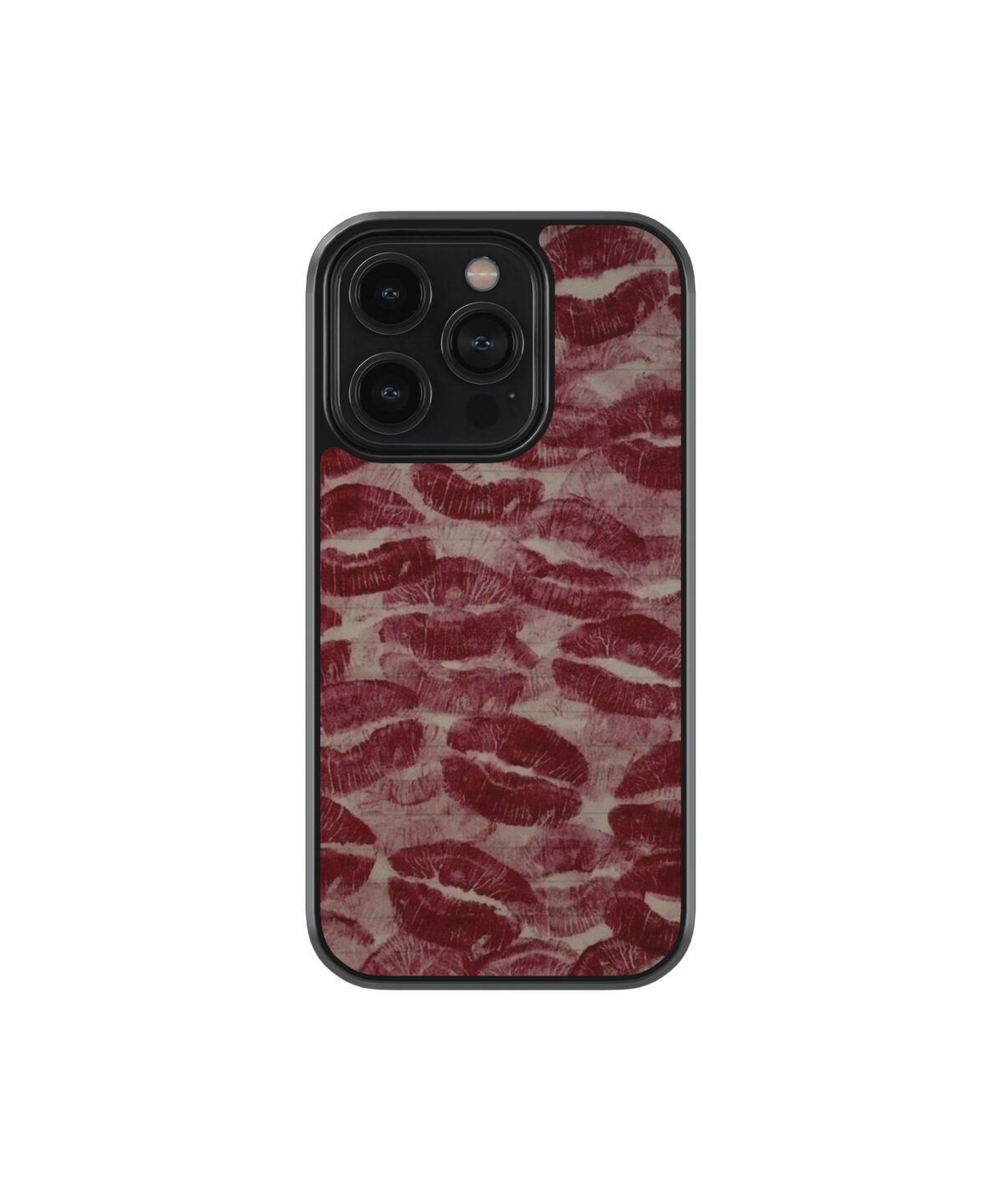 Kisses Premium Glass Phone Case - Image 1