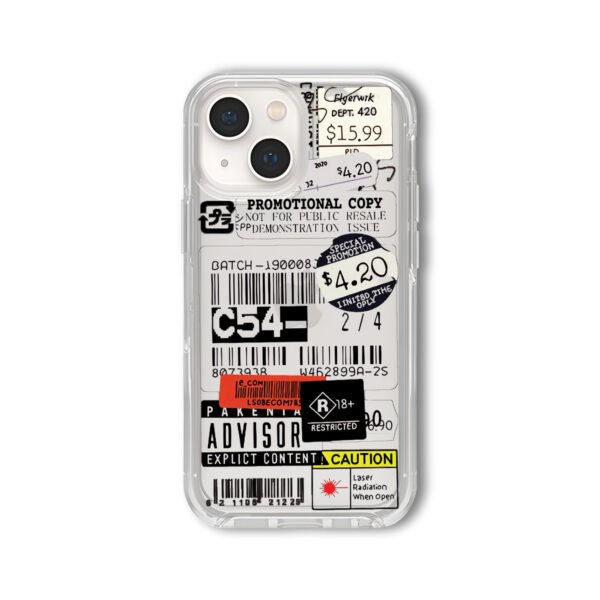 Stickers Aesthetic Clear Silicone Case