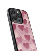 Heart Pintresty Premium Glass Phone Case - Image 3