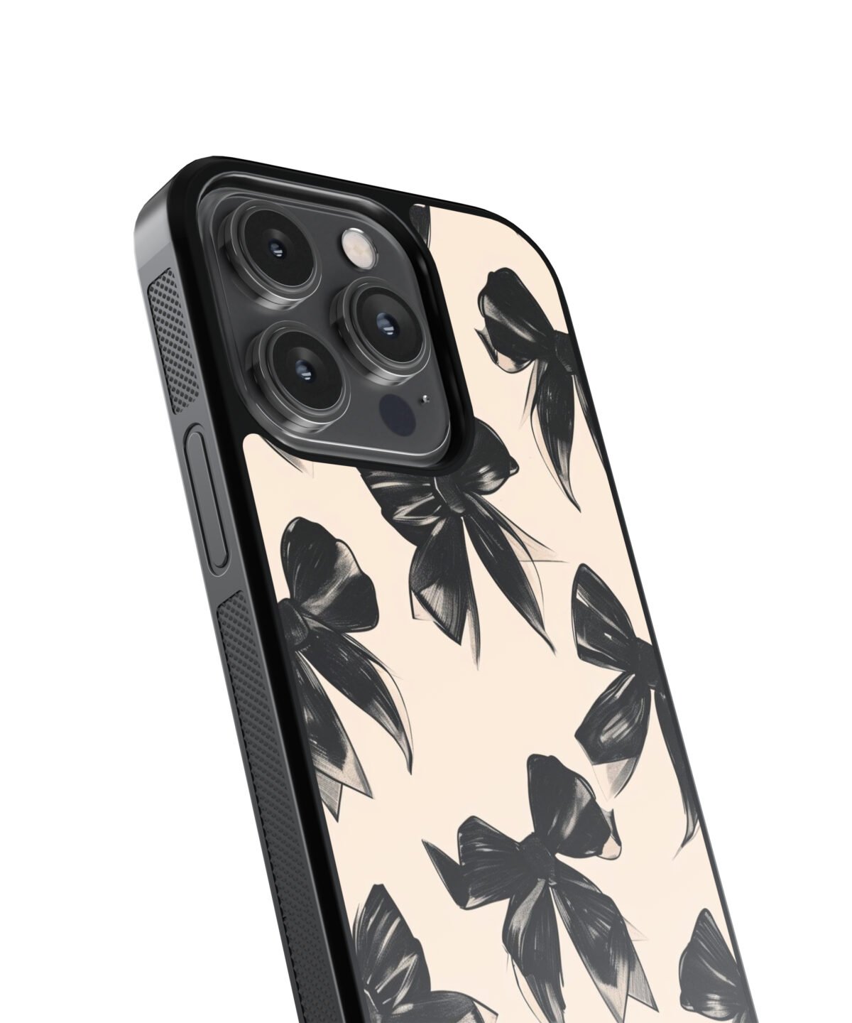 Black Boww Pintresty Premium Glass Phone Case - Image 3