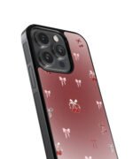 Red Cherry Pintresty Premium Glass Phone Case - Image 3