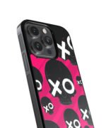 Skeleton Xo Premium Glass Phone Case - Image 3