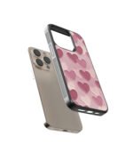 Heart Pintresty Premium Glass Phone Case - Image 2