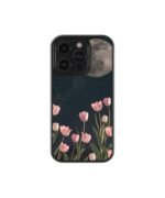 Moon Tulip Premium Glass Phone Case