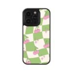 Green Chex Premium Glass Phone Case