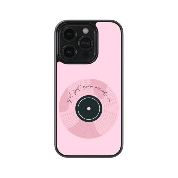 Girl Put Your Records On Premium Glass Phone Case