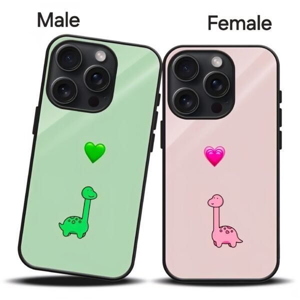 Couple Cases 2 Premium Glass Phone Case