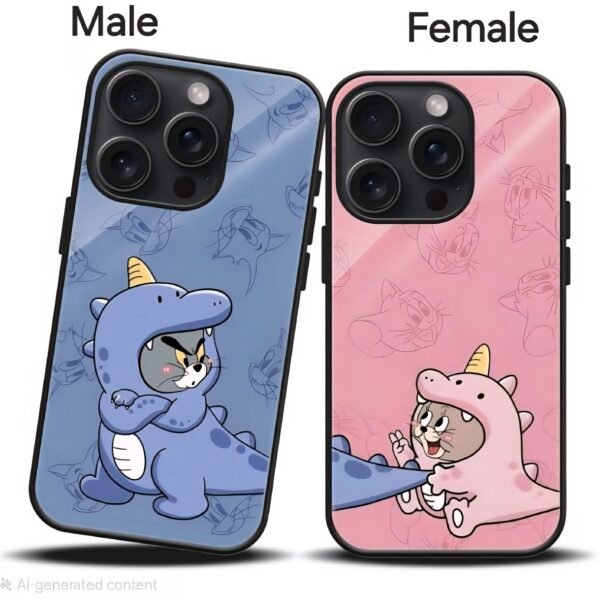 Tom & Jerry Premium Glass Phone Case