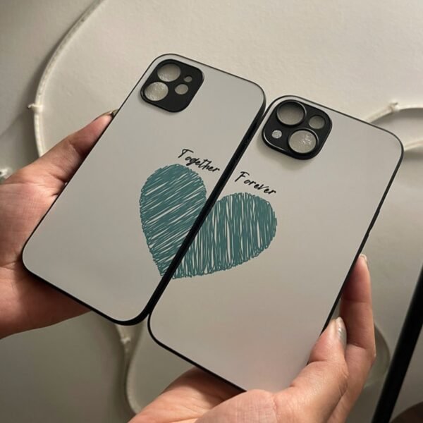 Together Forever Premium Glass Phone Case