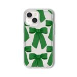 Green Ribbon Clear Silicone Case