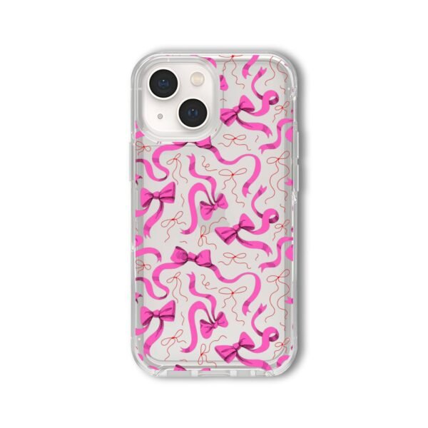 Pink Ribbon Clear Silicone Case