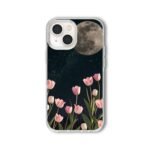 Tulip Moon Clear Silicone Case