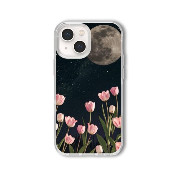 Tulip Moon Clear Silicone Case