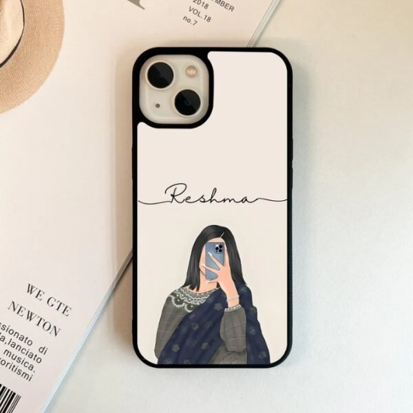 Mirror Selfie Asthetic Premium Glass Phone Case