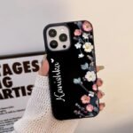 Pinteresty Floral Name Customize Premium Glass Cases - Image 2