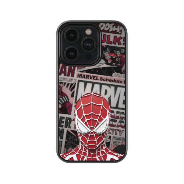 Spider Man 5 Premium Glass Phone Case.