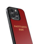 SAGITTARIUS BABE Premium Glass Phone Case - Image 3