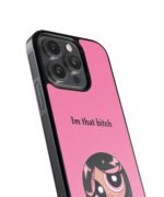 Im that Bitch Premium Glass Phone Case - Image 3