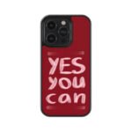 YES YOU CAN Premium Glass Phone Case