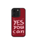 YES YOU CAN Premium Glass Phone Case