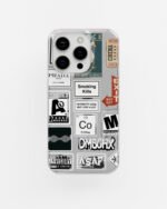 PEACE  Clear Silicone Case