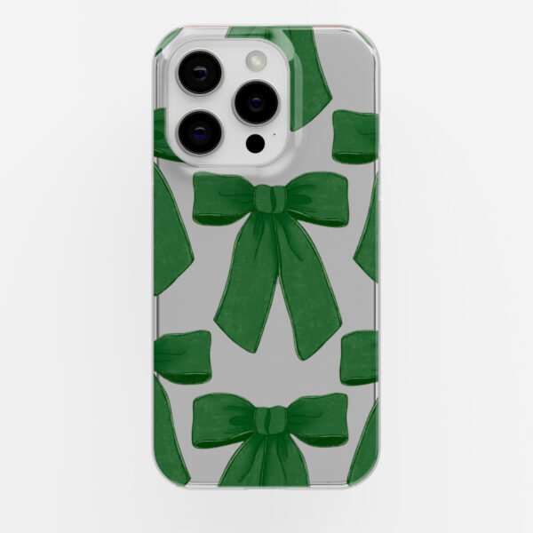 Pinteresty Bow 3 Clear Silicone Case