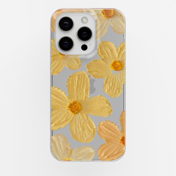 Pinteresty Floral 6 Clear Silicone Case