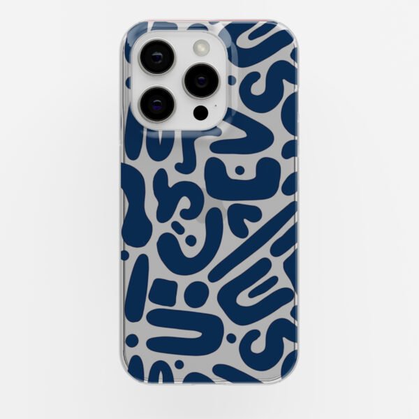 Funky Lines Clear Silicone Case