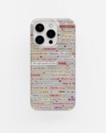 Love Story Clear Silicone Case