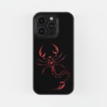 Red Scorpion Premium Glass Phone Case