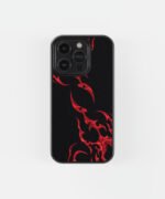 Red Wavy Y2k  Premium Glass Phone Case