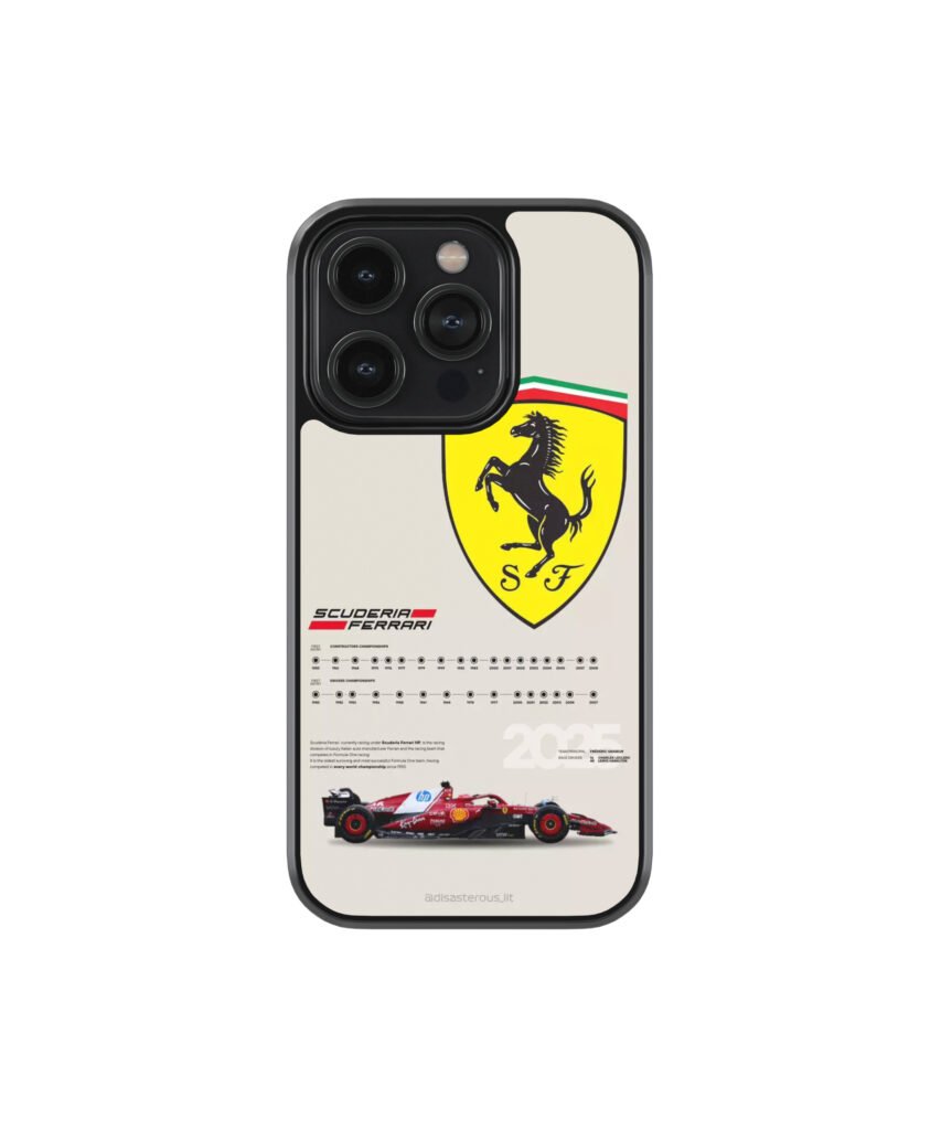 Scuderia Ferrari Legacy Phone Case India Premium Glass – Casello
