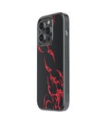 Red Wavy Y2k  Premium Glass Phone Case - Image 3