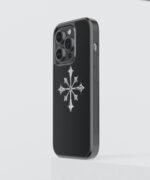 Obsidian Cross Premium Glass Phone Case - Image 3