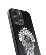 Holy Christ Blessing Premium Glass Phone Case - Image 4