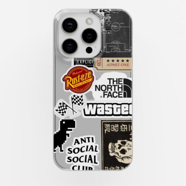 Anti Social Club Clear Silicone Case