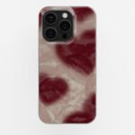 Red Heart Aesthetic Clear Silicone Case